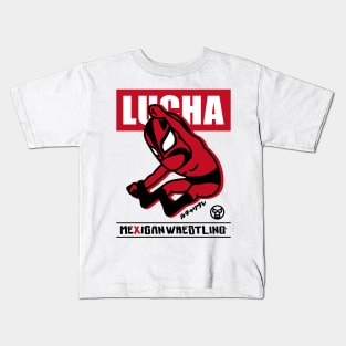 MEXICAN WRESTLING Kids T-Shirt